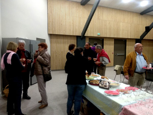 Le buffet preparé par les membres de l'association. @Laura MIRANTE