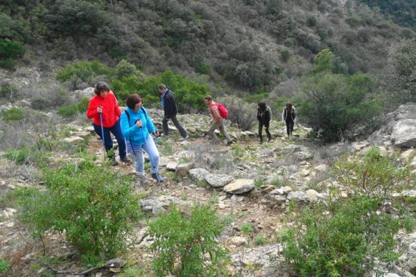 Retour de la baume sur le sentier ouvert en juillet 2018. @P. RENOUX