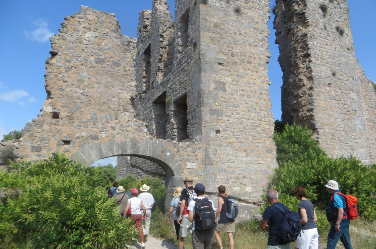 LEs ruines du château de Valbelle, à Tourves. @Philippe MARY