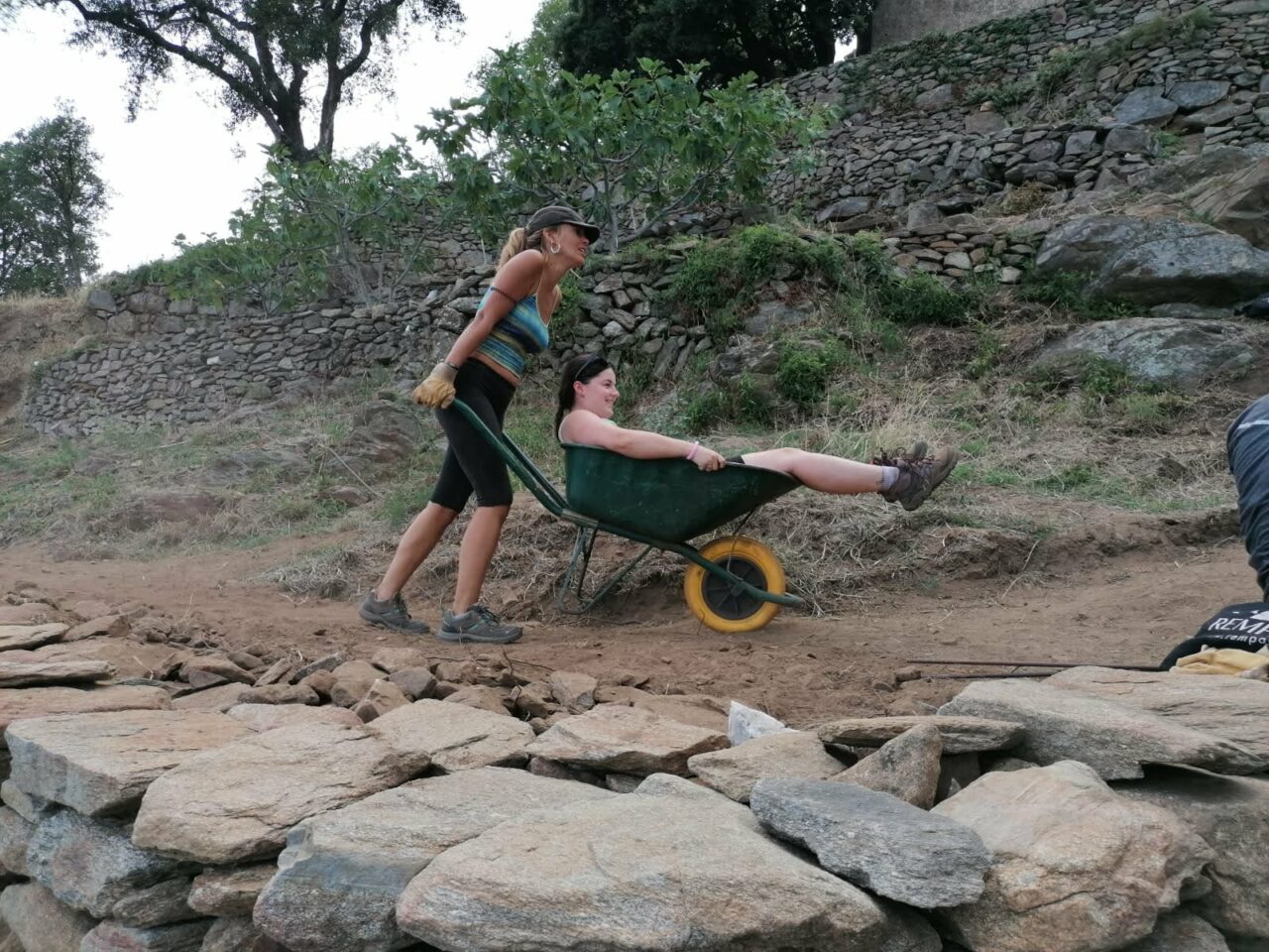 La brouette-taxi.